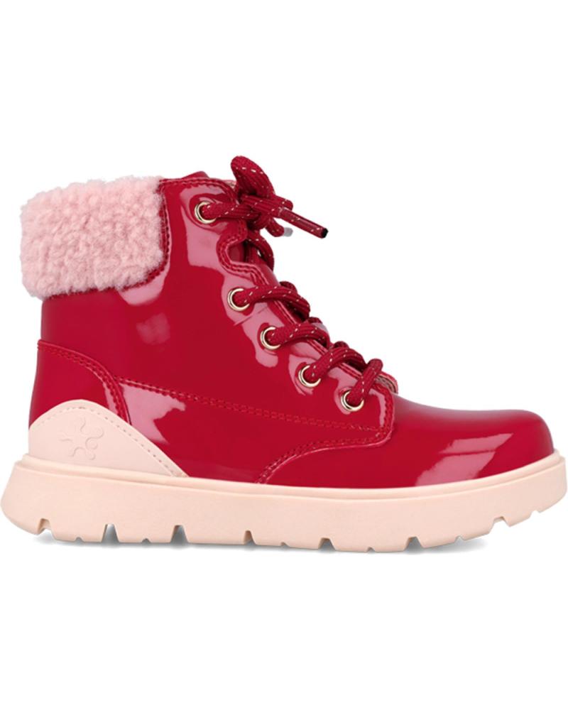 Botines BIOMECANICS  de Niña BOTA PARA CHICA 241211 CHAROL  ROJO