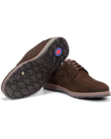 Zapatos FLUCHOS  de Hombre BRAD 9474 MARRON CAFE  MARRóN