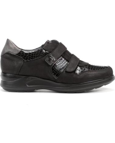 Zapatos DORKING  de Mujer FLUCHOS CLOE F0953 GRAFITO  NEGRO