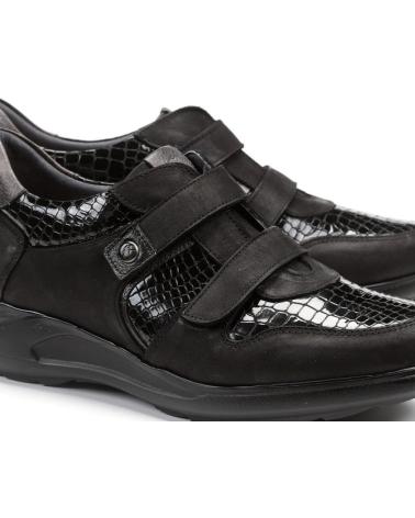 Zapatos DORKING  de Mujer FLUCHOS CLOE F0953 GRAFITO  NEGRO