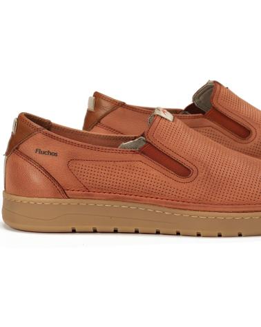 Zapatos FLUCHOS  de Hombre LEO F1946  NARANJA