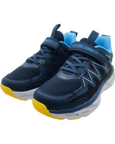 PABLOSKY BASKETS 978620 À FERMETURE ADHÉRENTE BLEU MARINE AZUL