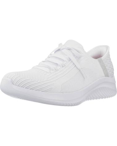 Esportes  de Mulher SKECHERS ZAPATILLAS MUJER MODELO SLIP-INS ULTRA FLEX 3 0 TONAL STRETC WHT