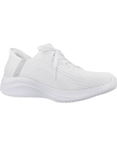 Esportes  de Mulher SKECHERS ZAPATILLAS MUJER MODELO SLIP-INS ULTRA FLEX 3 0 TONAL STRETC WHT