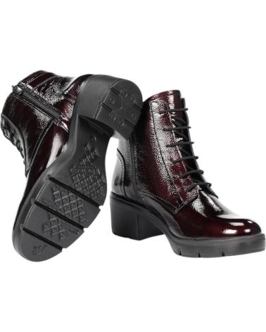 FLUCHOS STIEFELETTE FUGAZ OPERA F2107 BORDEAUX LACK NAPLACK MIT ABSATZ NAPLACK OPERA