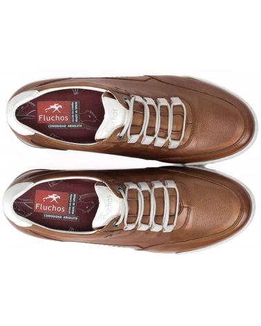 Zapatos FLUCHOS  de Hombre F0146 HABANA PL ETNA  CUEROHIELO