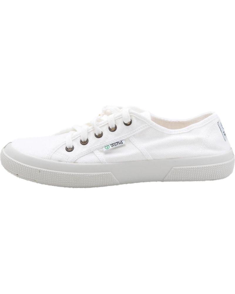 Woman and Man and girl and boy Trainers NATURAL WORLD ZAPATILLA LONA SOSTENIBLE  MARRóN