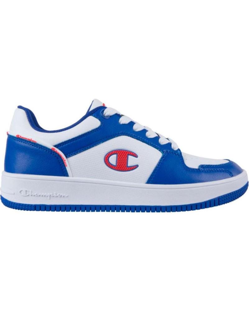 Man Zapatillas deporte CHAMPION REBOUND LOW S21906-WW018 AZUL  BLANCO