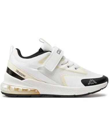 girl and boy Trainers KAPPA LOGO NAGYO EV KID  BLANCO
