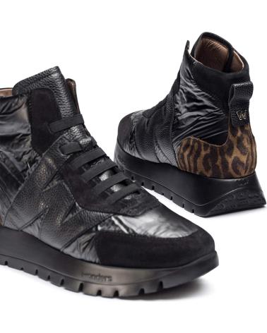 Botines WONDERS  de Mujer BOTIN MUJER A-2471  NEGRO