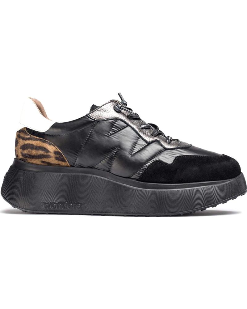 Zapatillas deporte WONDERS  de Mujer SNEAKER  NEGRO