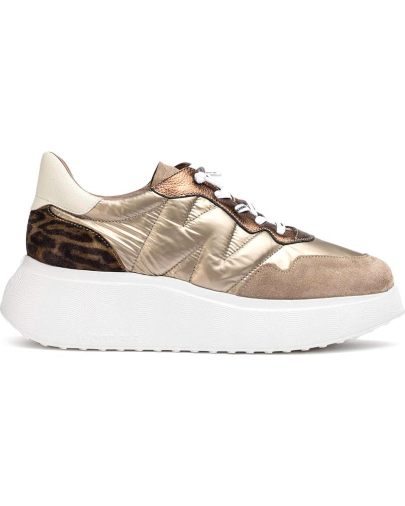 Zapatillas deporte WONDERS  de Mujer DEPORTIVAS A-3610 ROMA  TAUPE