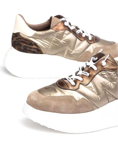 Zapatillas deporte WONDERS  de Mujer DEPORTIVAS A-3610 ROMA  TAUPE