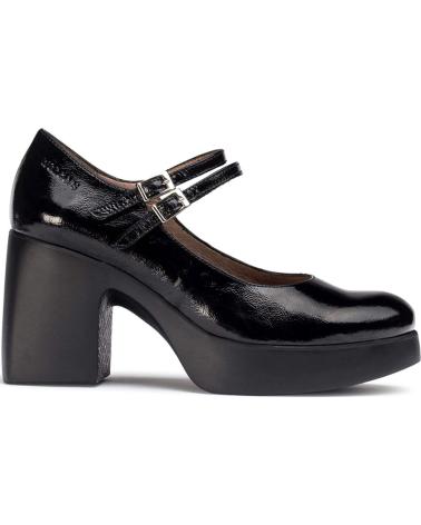 Zapatos de Mujer WONDERS MERCEDITA CON TACON H-4960 LADY NEGRO