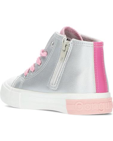 Esportes  CONGUITOS  de Menina e Menino SNEAKERS UNISEX DE OSITO 127004 HIGH  LETTERSSILVER