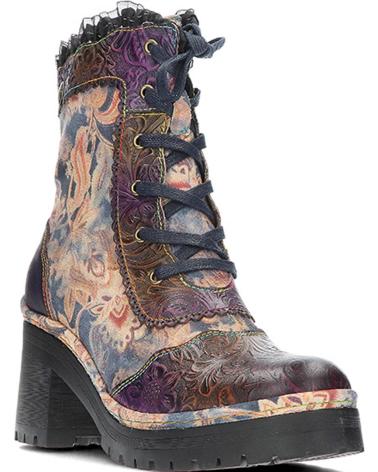 Woman Mid boots LAURA VITA BOTINES PARA MUJER DE MONAO14  VIOLET