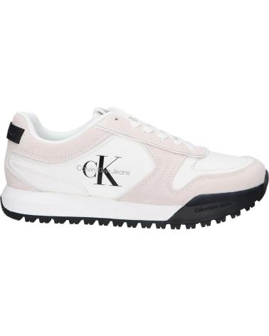 Zapatillas deporte CALVIN KLEIN  de Hombre YM0YM00624 TOOTHY RUNNER  01W BRIGHT WHITE-BLACK