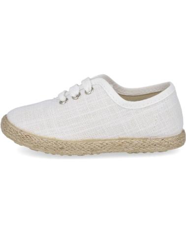 Zapatos BATILAS  de Niño 439-144 ALPARGATAS DE ESPARTO PARA NINO  BLANCO