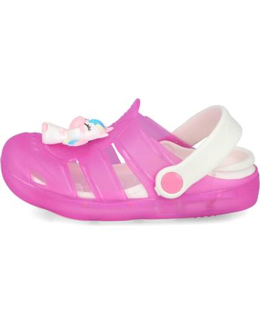 Chanclas CONGUITOS  de Niña COSH11100 ZUECOS UNICORNIO CON LUCES  ROSA