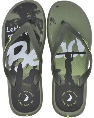 Chanclas RIDER  de Niño 83563 R1 ENERGY NINO  VERDE-NEGRO