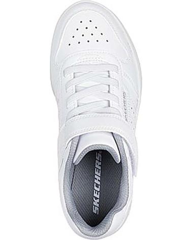 Esportes  SKECHERS  de Menina e Menino 405638L QUICK STREET NINOS  BLANCO