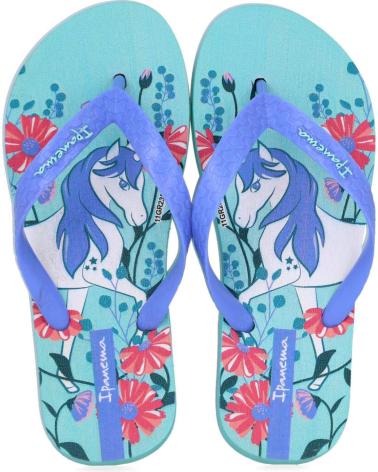 Infradito IPANEMA  per Bambina 83484 TEMAS XIV NINA  VERDE-AZUL