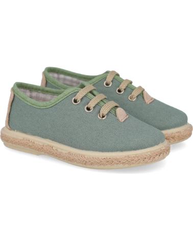Zapatos L&R SHOES  de Niño LR SHOES VUL1000-PS ALPARGATAS ESPARTO  VERDE