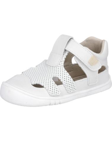 Sandalias L&R SHOES  de Niño LR SHOES PF250-2 CALZADO RESPETUOSO INFANTIL  BLANCO