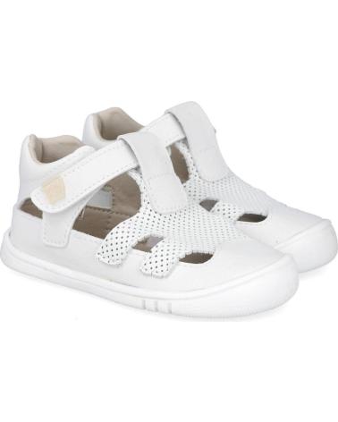 Sandalias L&R SHOES  de Niño LR SHOES PF250-2 CALZADO RESPETUOSO INFANTIL  BLANCO