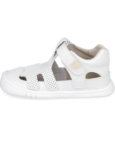 Sandalias L&R SHOES  de Niño LR SHOES PF250-2 CALZADO RESPETUOSO INFANTIL  BLANCO