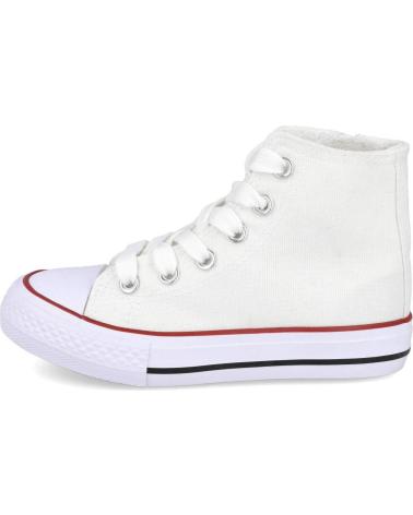 girl and boy Trainers L&R SHOES LR SHOES B6390 ZAPATILLAS ALTAS UNISEX  BLANCO