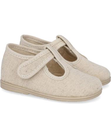 boy shoes VUL-LADI 7505-650 PEPITOS LONA NINO  BEIG