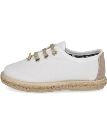 Chaussures L&R SHOES  pour Garçon LR SHOES VUL1000-PS ALPARGATAS ESPARTO NINO  BLANCO