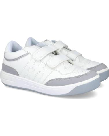 Zapatillas deporte L&R SHOES  pour Homme LR SHOES U1379 ZAPATILLAS DEPORTIVAS DE VELCRO HOMBRE  BLANCO