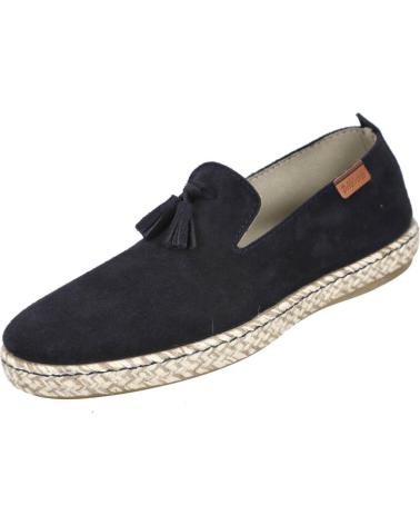 Zapatos DEVALVERDE  de Hombre 4045 ALPARGATAS CON BORLAS DE HOMBRE  AZUL
