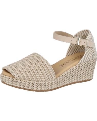 Sandalias PITILLOS  de Mujer 5501 SANDALIAS DE CUNA MEDIA MUJER  NATURAL