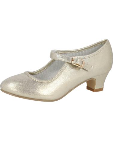 Zapatos BUBBLE BOBBLE  de Niña BUBBLE KIDS B119 ZAPATOS DE FLAMENCA PARA NINA  ORO