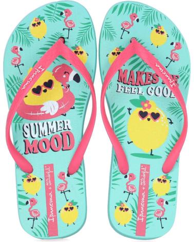 Tongs IPANEMA  pour Fille 83592 MR WONDERFUL IV NINA  VERDE-ROSA