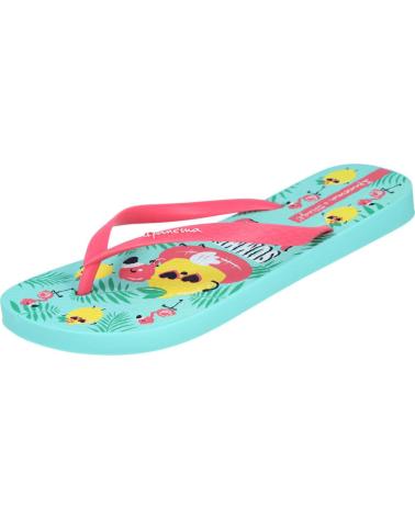 Tongs IPANEMA  pour Fille 83592 MR WONDERFUL IV NINA  VERDE-ROSA