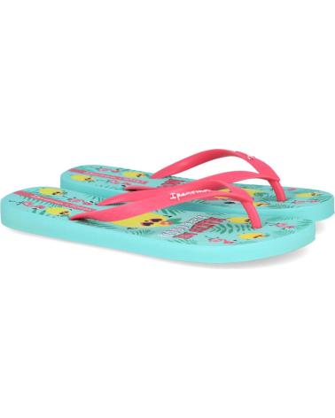 Tongs IPANEMA  pour Fille 83592 MR WONDERFUL IV NINA  VERDE-ROSA