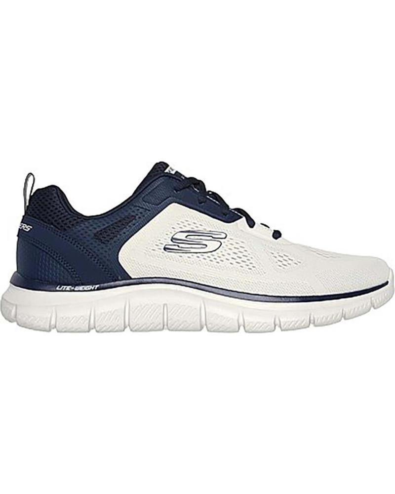 Man Zapatillas deporte SKECHERS 232698 TRACK - BROADER HOMBRE  BLANCO-AZUL