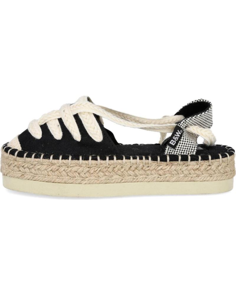 Sandálias de Mulher e Menina CONGUITOS BJSH355001 ALPARGATAS DE ESPARTO PARA NINA NEGRO