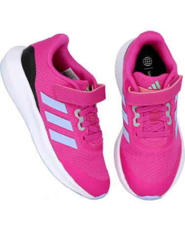 girl Trainers ADIDAS HP5874 ZAPATILLA RUN FALCON 3 0 ELASTIC LACE TOP STRAP  ROSA