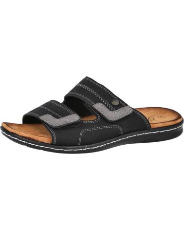 Man Sandals L&R SHOES LR SHOES SU8713 SANDALIAS PLANAS DE HOMBRE  NEGRO