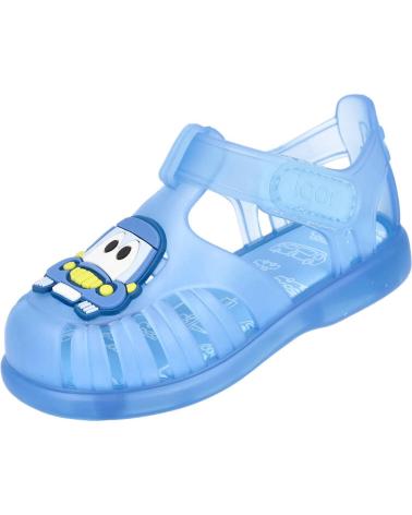 Chinelos IGOR  de Menino S10321-032 TOBBY VELCRO CAR SANDALIAS CANGREJERAS NINO  AZUL