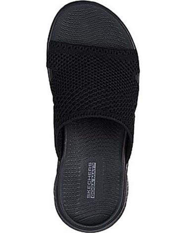 Sandalias SKECHERS  de Mujer 141425 GO WALK FLEX SANDAL - ELATION MUJER  NEGRO