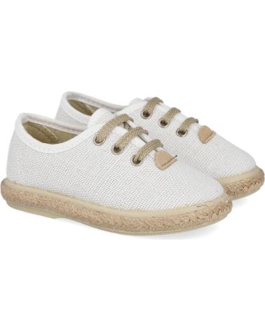 Chaussures L&R SHOES  pour Garçon LR SHOES VUL1000-LC ALPARGATAS ESPARTO  BLANCO