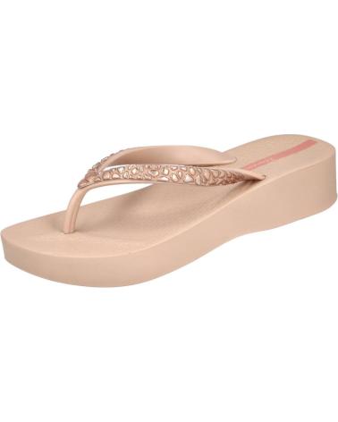 Woman Flip flops IPANEMA IP 83471 MESH IX PLAT MUJER  BEIGE-ROSA