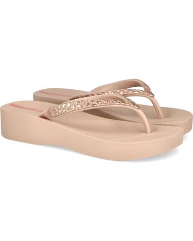 Woman Flip flops IPANEMA IP 83471 MESH IX PLAT MUJER  BEIGE-ROSA