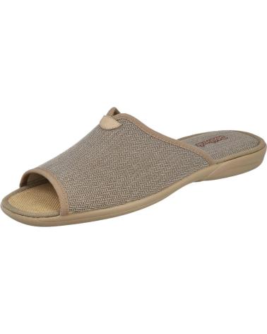 Calzado de casa DEVALVERDE  de Hombre 3188 ZAPATILLAS DE CASA PARA HOMBRE  KAKI